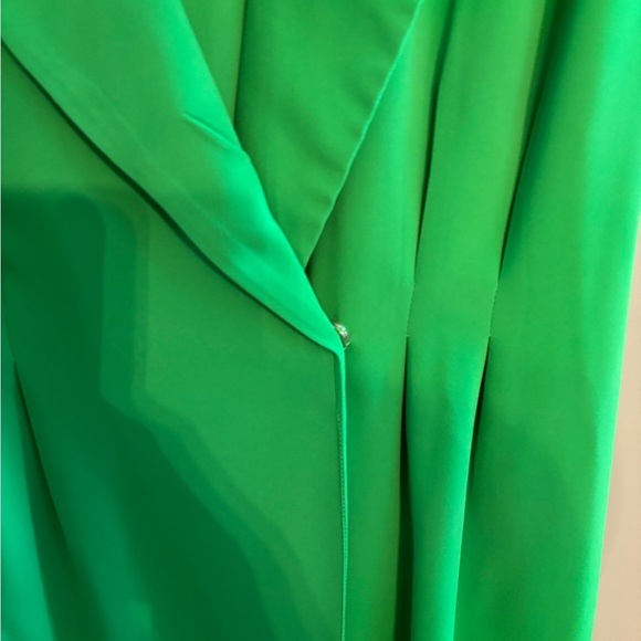 Amanda Uprichard Wintour Green Blazer Sleeveless Mini Dress M missing belt! - Picture 8 of 13